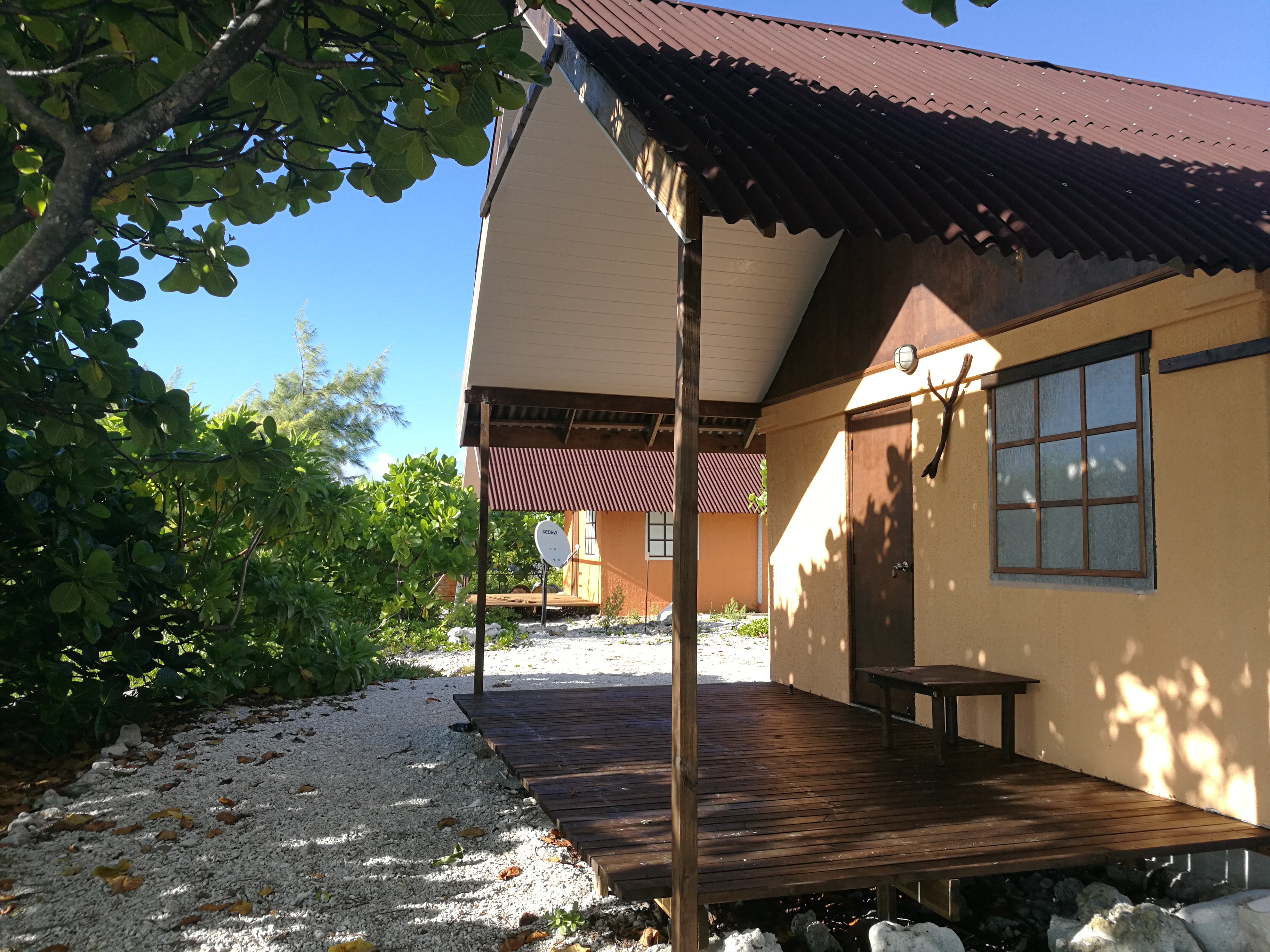 Terrasse des 2 bungallows